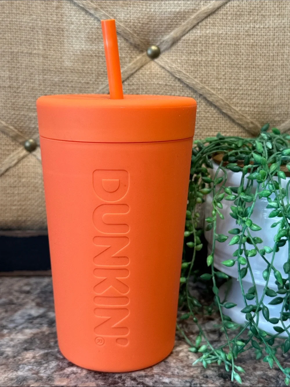 Dunkin Donuts Silicone tumbler